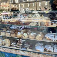 Available sweet treats, vegan options well labelled   at Babyfaced Baker in Edinburgh