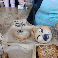 Sea salt & dark chocolate classic cookie  at Babyfaced Baker in Edinburgh