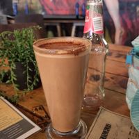 Hot chocolate (can choose mylk) at Cafe Morso in Coventry