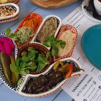 The muhamarra was delicious!!! at Hamsa in Krakow