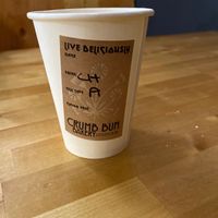 Chai latte with almond milk  at Crumb Bum in Littleton