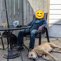 Outdoor patio area is very cute & dog-friendly at Breaker Brewing Company in Wilkes-barre