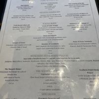 Menu  at The Maypole in Cambridge