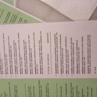 V is for veggie, vegan is written at Chicago Trattoria in Brussels