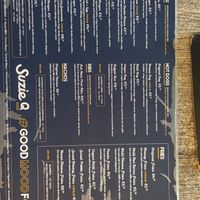 Menu front at Suzie Q in Gzira