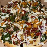 Pizza at Vegie Tribe in Melbourne