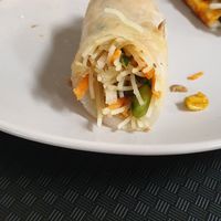 Rice paper roll at Vegie Tribe in Melbourne