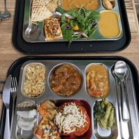 Vegan buffet at Vegie Tribe in Melbourne