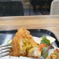 Bread pakora at Vegie Tribe in Melbourne