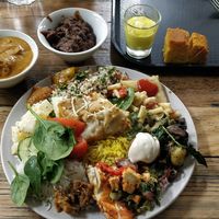 All-you-can-eat vegan buffet at Vegie Tribe in Melbourne