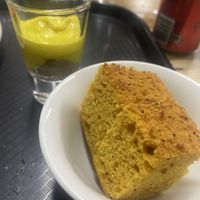 Mango cake  at Vegie Tribe in Melbourne