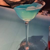 Spirulina (gin-based cocktail) at Analogue Initiative in Central Singapore