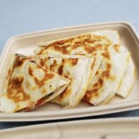 Bean and Cheese quesadilla  at The Hearty Herbivore in Komoka