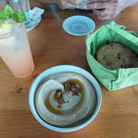 Hummus at NENI am Prater in Vienna