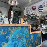 Cafe interiorr  at Five West in Tighnabruaich