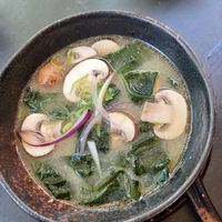 Miso Soup at MOONRICE in Groemitz