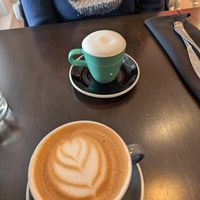 Latte et cappuccino at SAUG.E cuisine végane in Sherbrooke