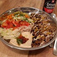 Shawarma bowl at Falafeleria - Lavapiés in Madrid