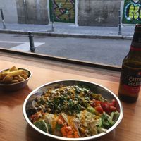 View from inside at Falafeleria - Lavapiés in Madrid