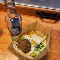 Incredible falafel pita!   at Falafeleria - Lavapiés in Madrid