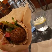 Pita falafel at Falafeleria - Lavapiés in Madrid