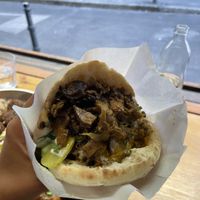 Shawarma Pita  at Falafeleria - Lavapiés in Madrid
