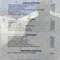 Menu at Sabores ao Rubro in Tomar