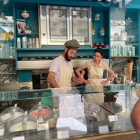 Nice-looking interior. at Gelateria Villi in Olbia