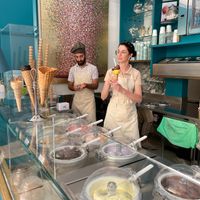 Great staff. at Gelateria Villi in Olbia