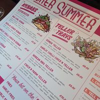 Menu 2 at Döner Summer in Sheffield