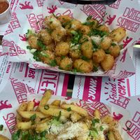 Parmesan Tater tots and fries  at Döner Summer in Sheffield