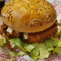 Buffalo ranch burger at Döner Summer in Sheffield