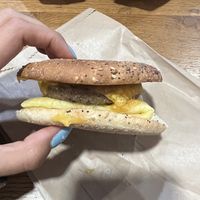 plant based breakfast sandwich  at Peet's Coffee in Milpitas