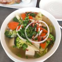 Pho vegetarian soup at Pho Noodle House in Placentia