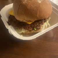 Veganized impossible burger  at Burger Lounge - Little Italy in San Diego