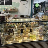 Selection of cakes  at Mudita in Auckland