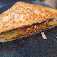 Impossible toastie at Mudita in Auckland