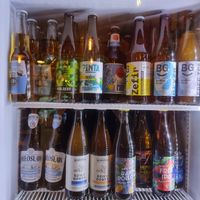 Drink selection at La Papaya in Poznan