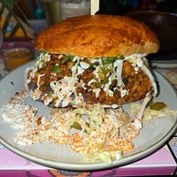 Chorizo torta. This thing is massive!! at La Papaya in Poznan