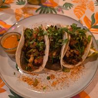 Chorizo tacos at La Papaya in Poznan