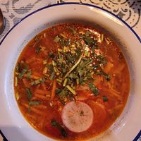 Sopa de Lima (Christmas special) at La Papaya in Poznan