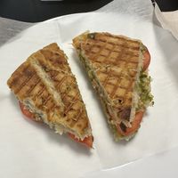 Focaccia grilled cheese  at Rooted and Rind in Delmar
