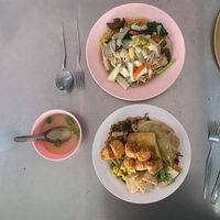 Delicious! Everything is vegan at Khrua J St. Louis in Bangkok