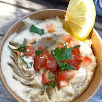Hummus at Croc Liban in Antibes