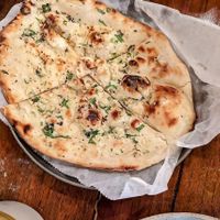 Naan Garlic Bread was Superb 👌  at Chaska in Cranston