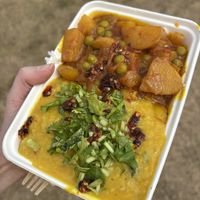 Chickpea & spicy potato curry | August ‘25  at Taste Tibet in Oxford