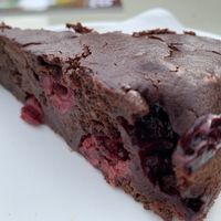 VG chocolate and cherry cake  at Café BurgSchneider in Brancepeth