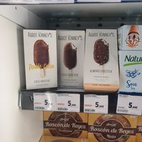 Vegan ice cream at El Corte Ingles Supermarket in Gran Canaria
