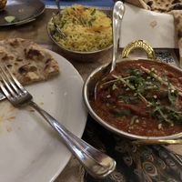 Rajma masala and roti naan   at Indian Jewel in Prague