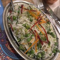 Pilau with peas  at Indian Jewel in Prague